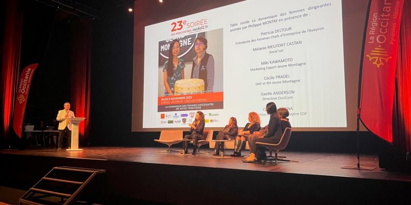 Table ronde sur la dynamique des femmes dirigeantes, 23e soirée des Rencontres media12.fr